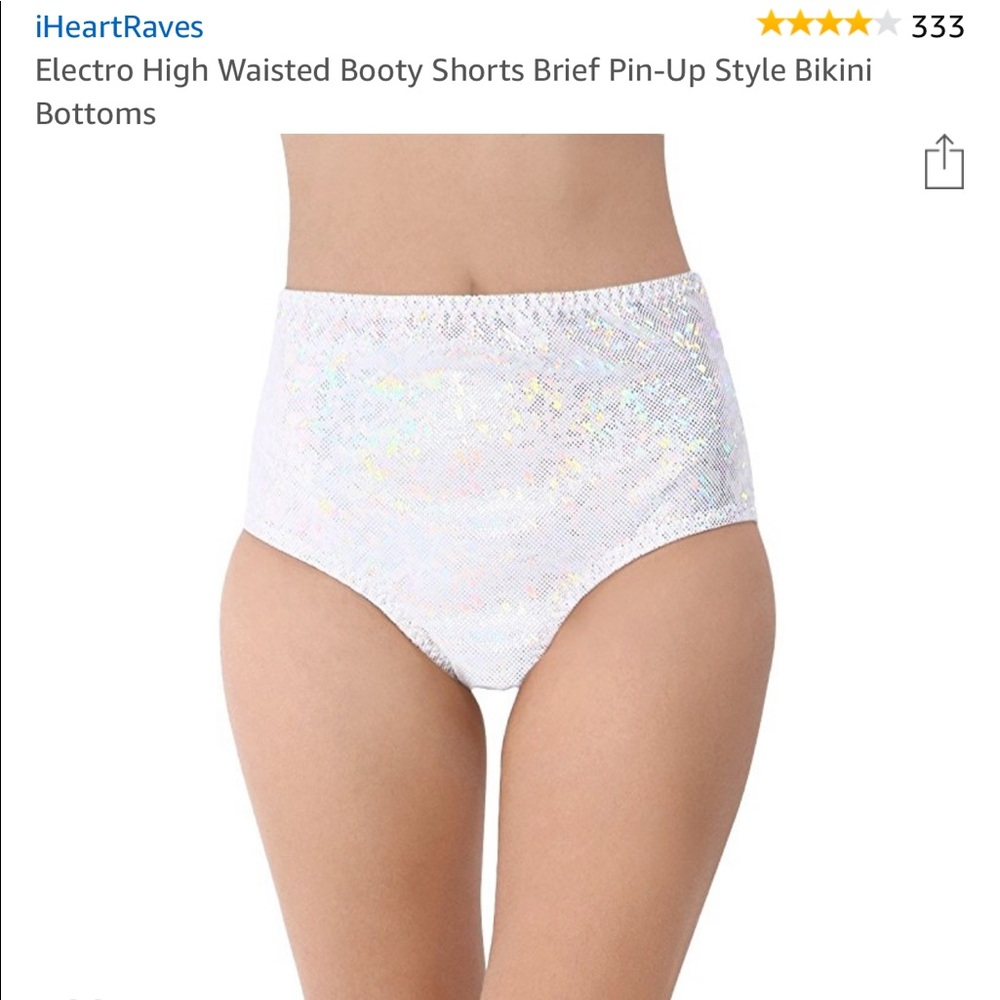 IHeartRaves costume shorts bikini style